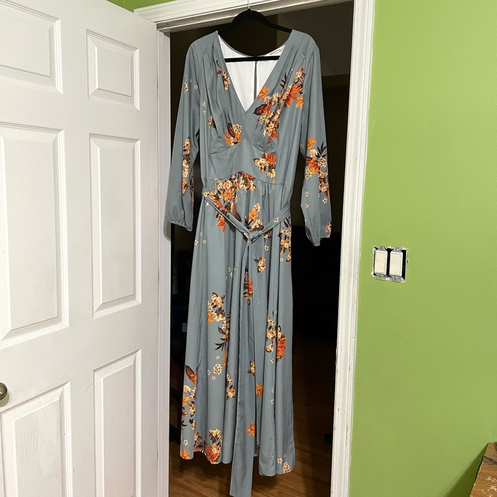 Floor length dress